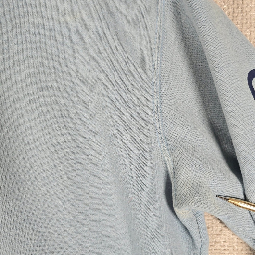 Carhartt Mens Loose Fit Hoodie Light Blue Sleeve Logo K288 H74 Large - Picture 4 of 16